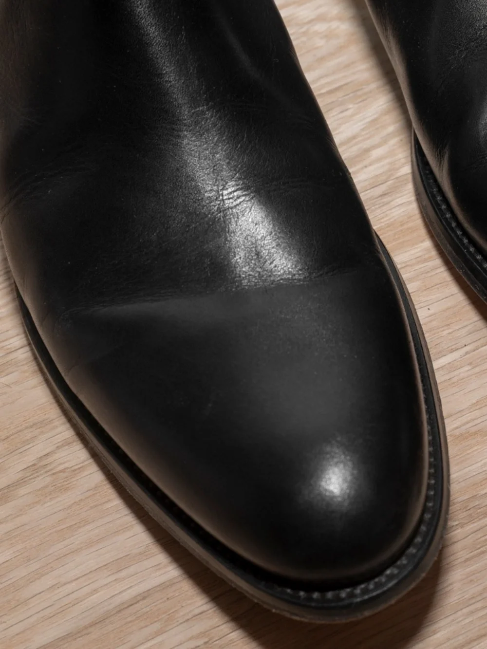 TAFT Hiro Chelsea Boot Midnight Leather Size 10